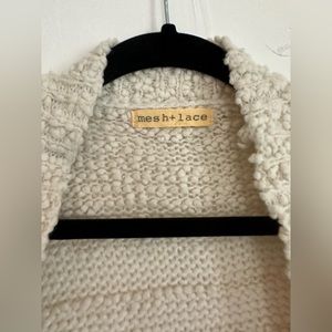 Mesh & Lace Cozy Women’s Sweater